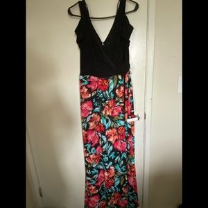 Maxi floral dress